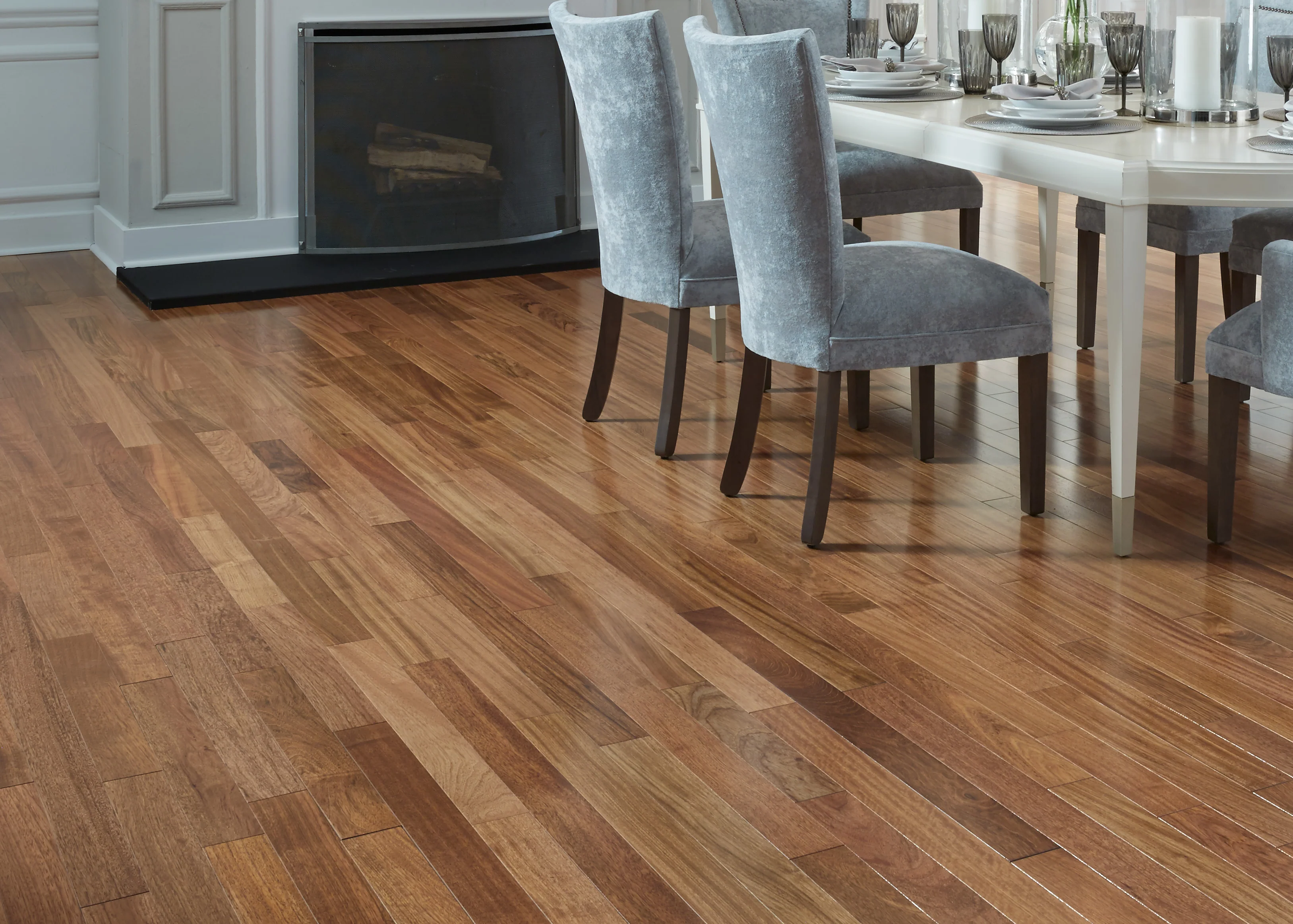 3/4 in. Select Brazilian Cherry Prefinished Solid Hardwood Flooring 3.25 in. Wide - Image 3