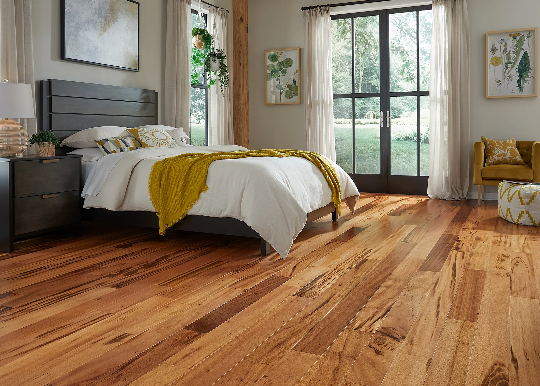 3/4 in. Brazilian Koa Prefinished Solid Hardwood Flooring 5 in. Wide - Image 3