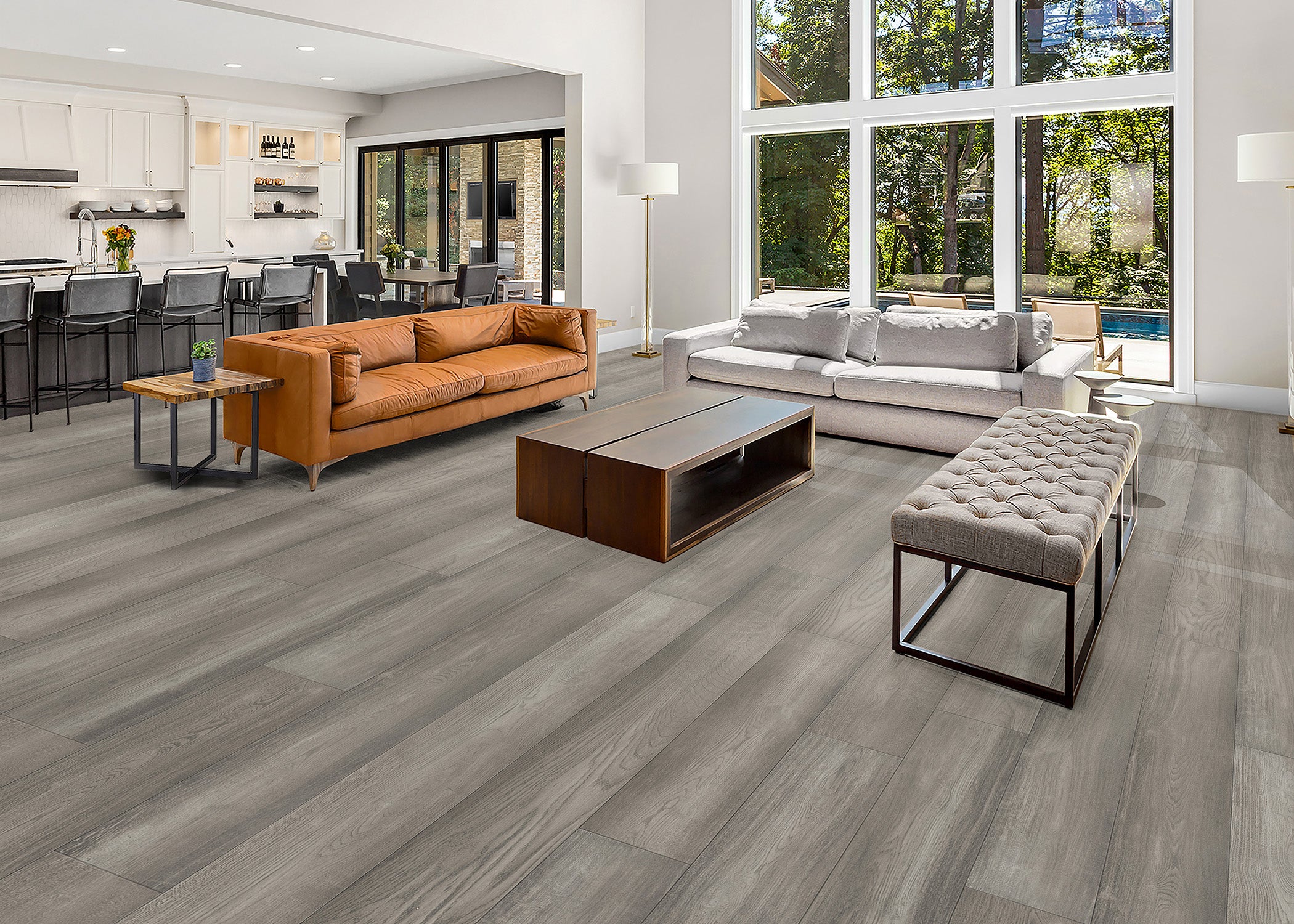 5/8 in. Captiva Beach White Oak Distressed Engineered Hardwood Flooring 9.5 in. Wide - Image 5