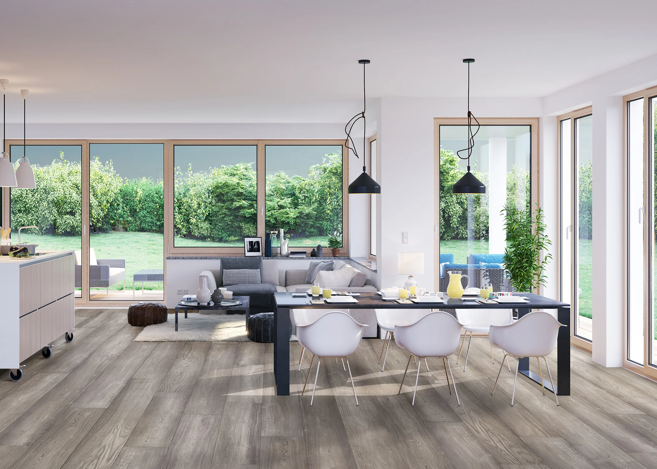 5/8 in. Captiva Beach White Oak Distressed Engineered Hardwood Flooring 9.5 in. Wide - Image 6