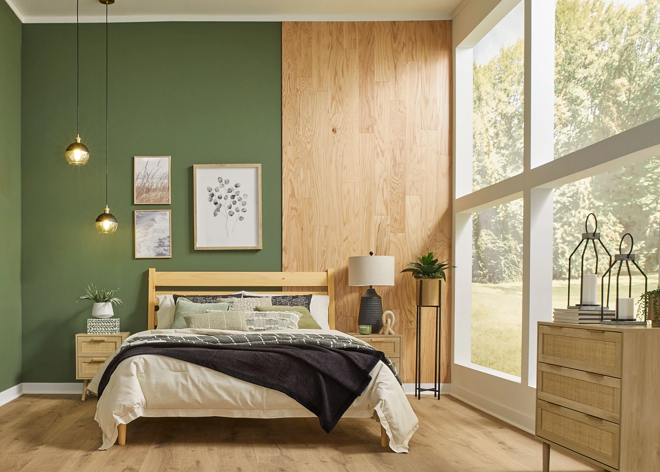 3/8 in. Red Oak Ridge Quick Click Prefinished Engineered Hardwood Flooring 5.38 in. Wide - Image 3