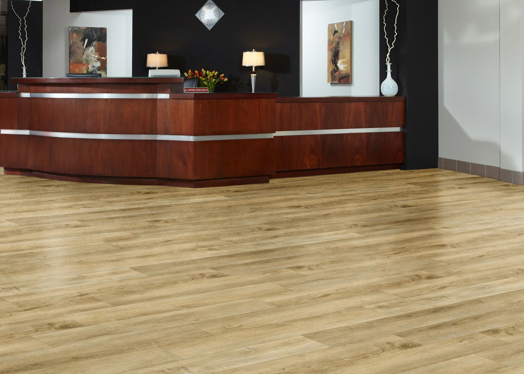 6mm w/pad Island Oak Waterproof Rigid Vinyl Plank Flooring 7.08 in. Wide x 60 in. Long - Image 3