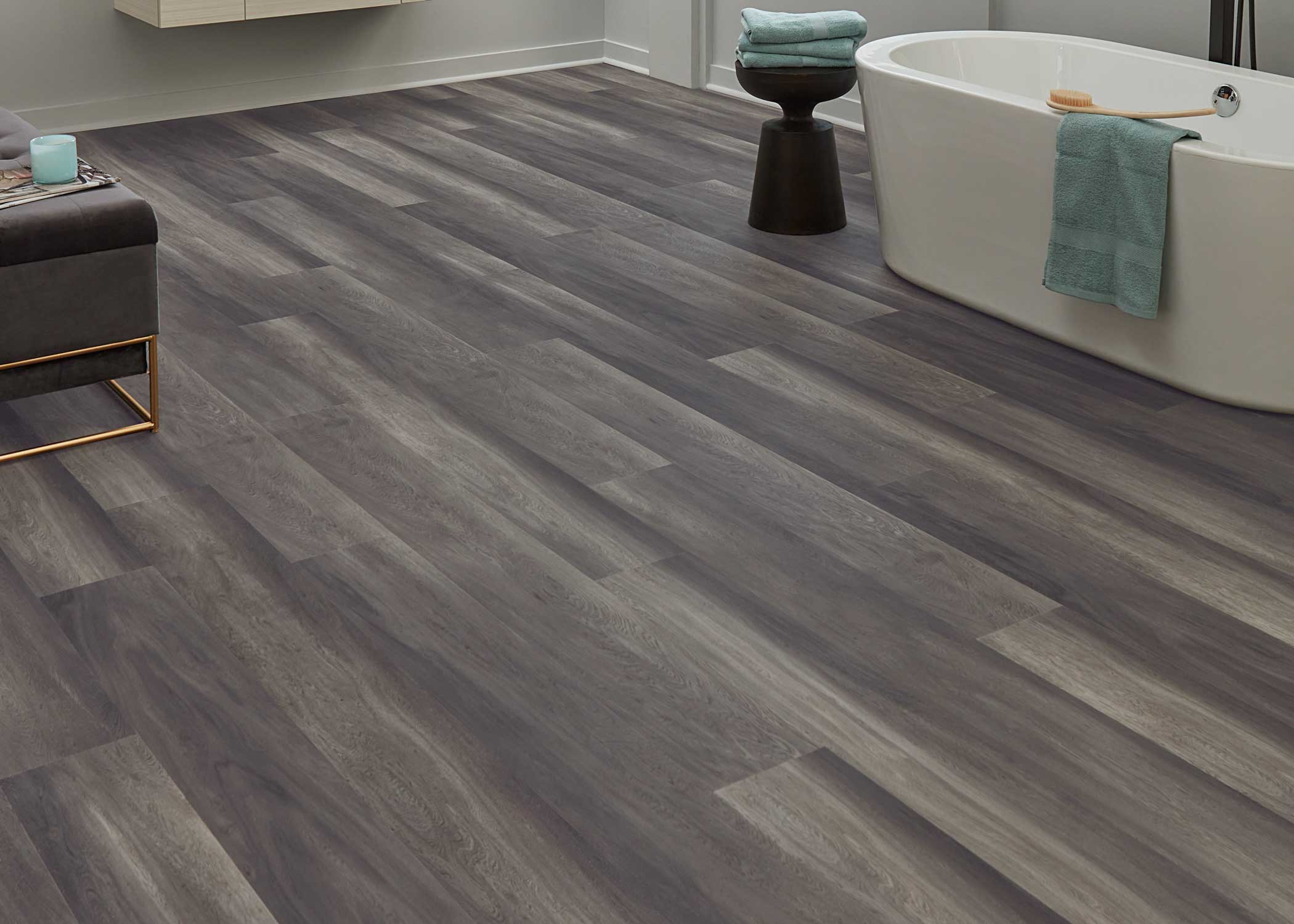 6mm w/pad Stormy Glen Oak Waterproof Rigid Vinyl Plank Flooring 7.56 in. Wide x 60 in. Long - Image 4
