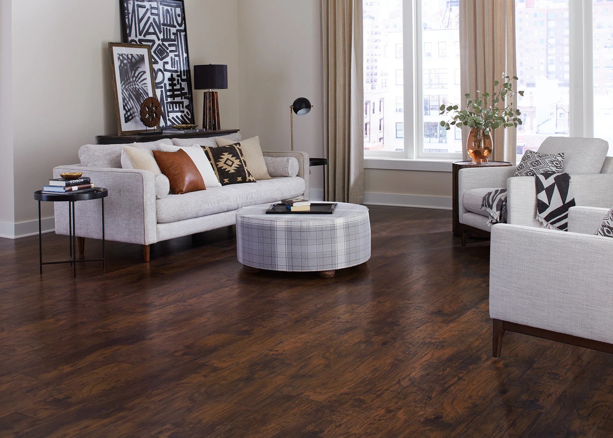12mm Rustic Realm Hickory Water-Resistant Laminate Flooring 7.5 in. Width x 50.63 in. Length - Image 3