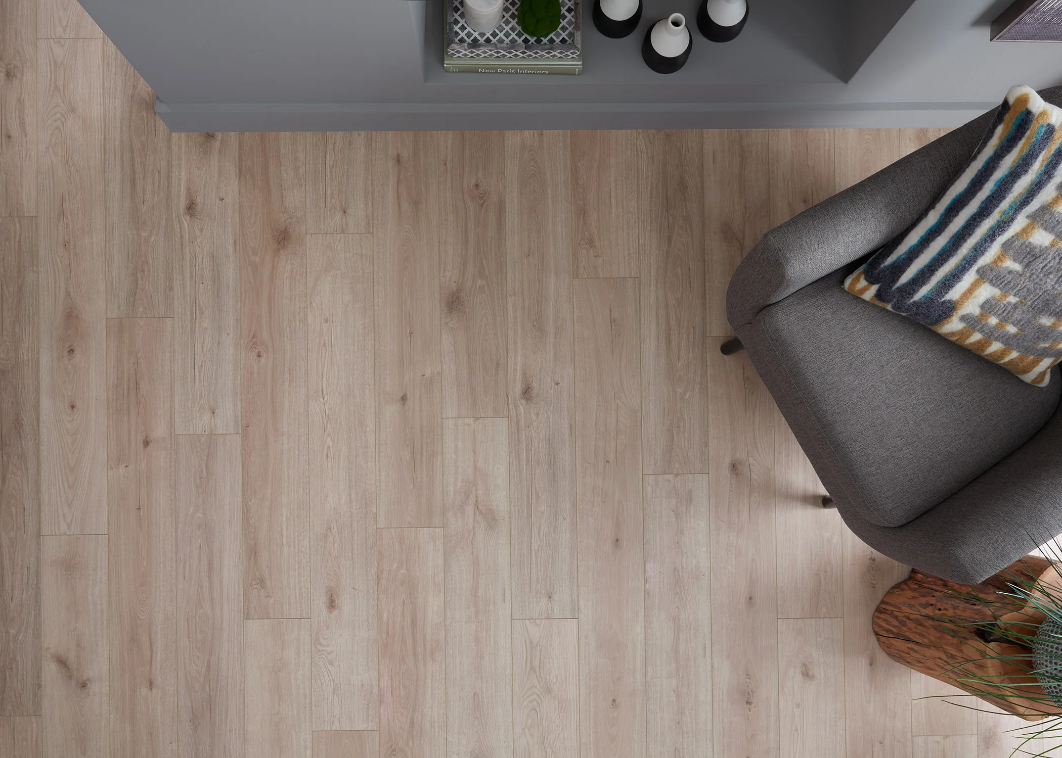 5mm w/pad Rotterdam Autumn Oak Waterproof Rigid Vinyl Plank Flooring 6.81 in. Wide x 51 in. Long - Image 4