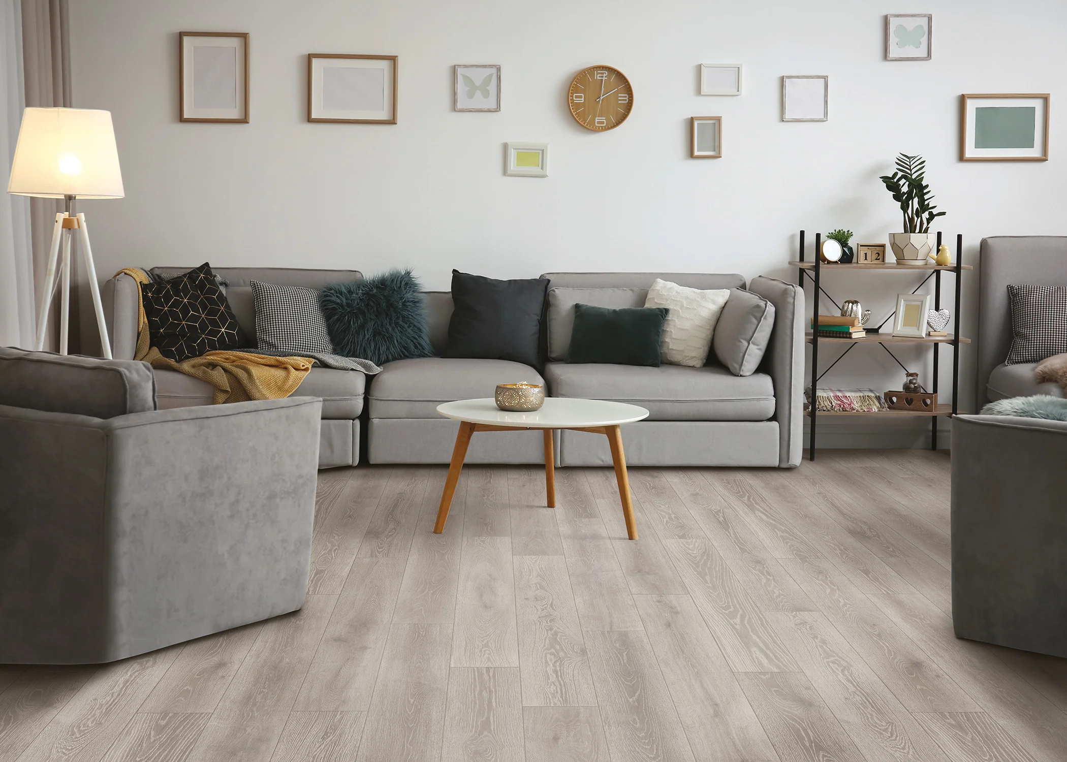 5mm w/pad Sheffield Oak Waterproof Rigid Vinyl Plank Flooring 6.81 in. Wide x 51 in. Long - Image 4